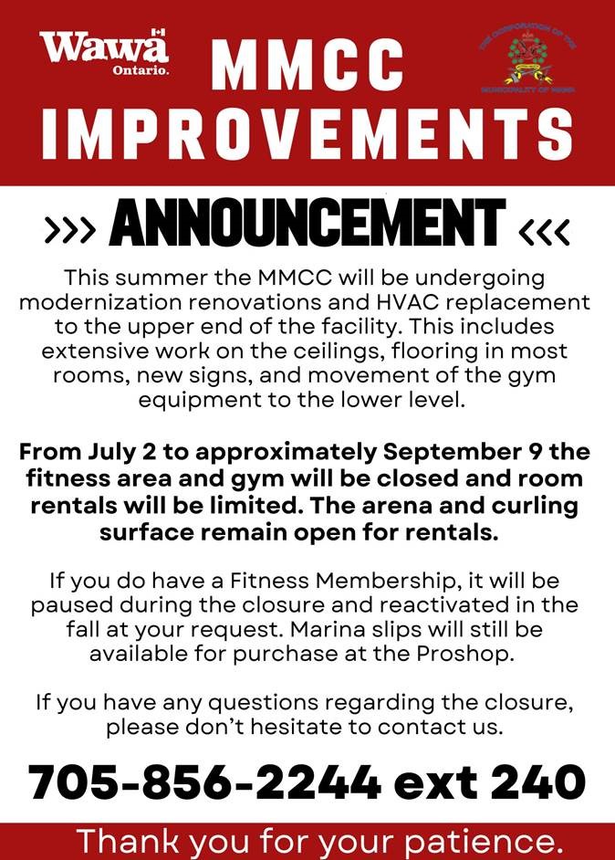 Information on work being done at the MMCC