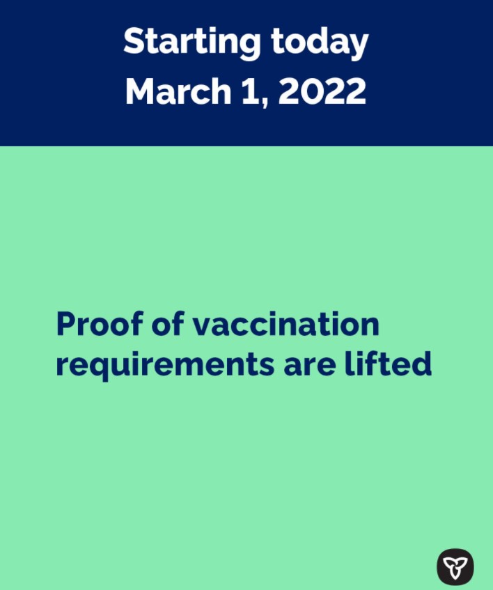 Proof of vaccination poster