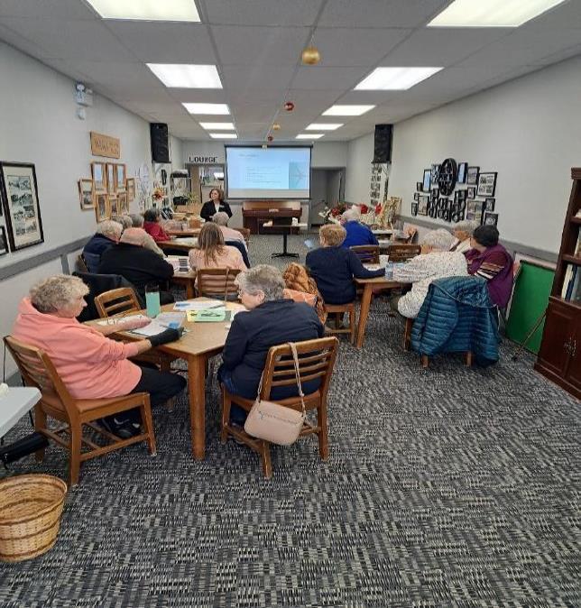 Group of Seniors sitting in a room